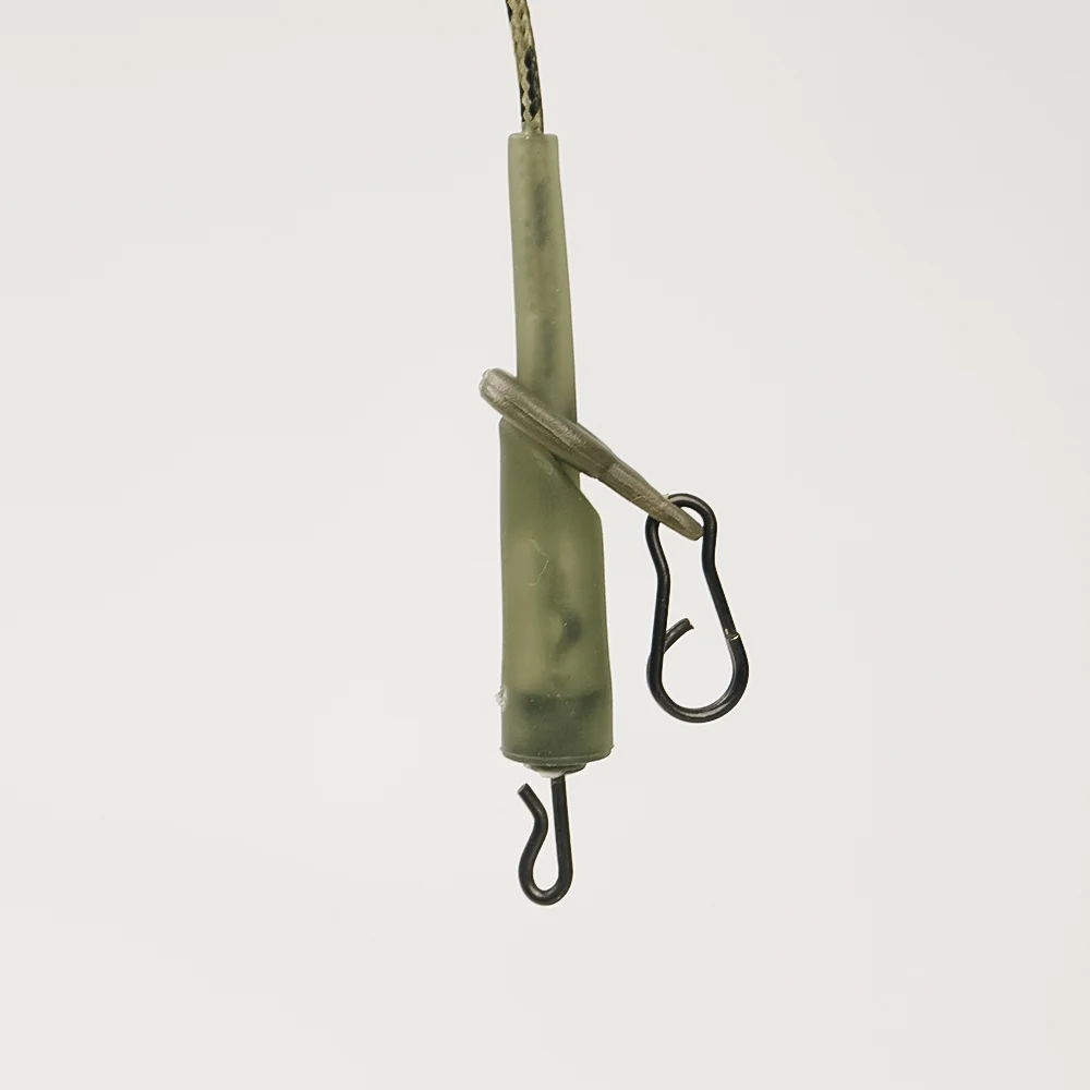 Hirisi 40 x aparejos de pesca de carpa mangas antienredos de goma pesca conector a presión de cambio rápido accesorios de pesca M9 - imagen 5