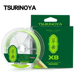 TSURINOYA Hilo Trenzado PE 8 Hebradas – Fundición Ultralarga