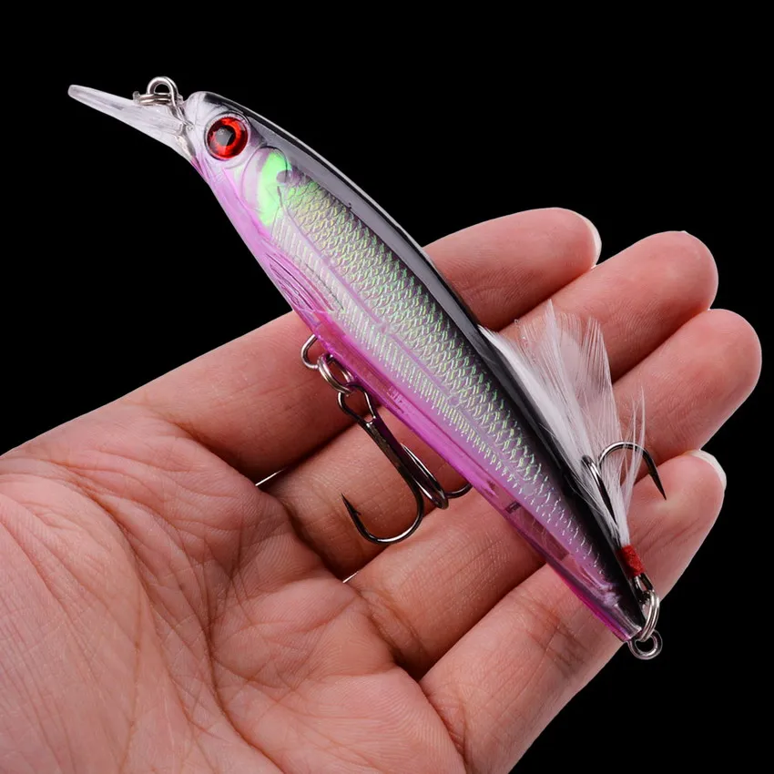 Señuelo de pesca crankbait con láser, 11CM, 13g, aparejos de pesca artificial, cebo duro japonés swimbait - imagen 3