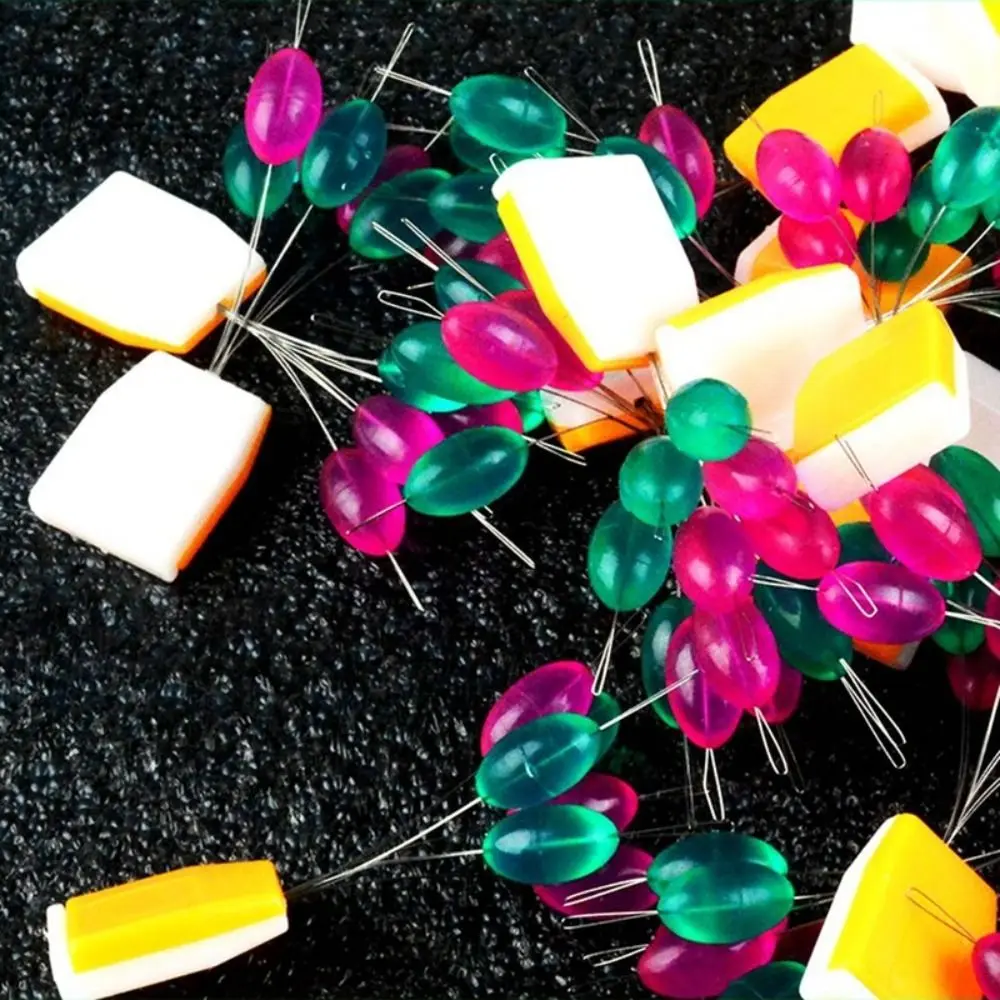 Piezas de sedal de pesca profesional, antihebra, 3 + 3, ovalado, recto, silicona, 60 - imagen 4