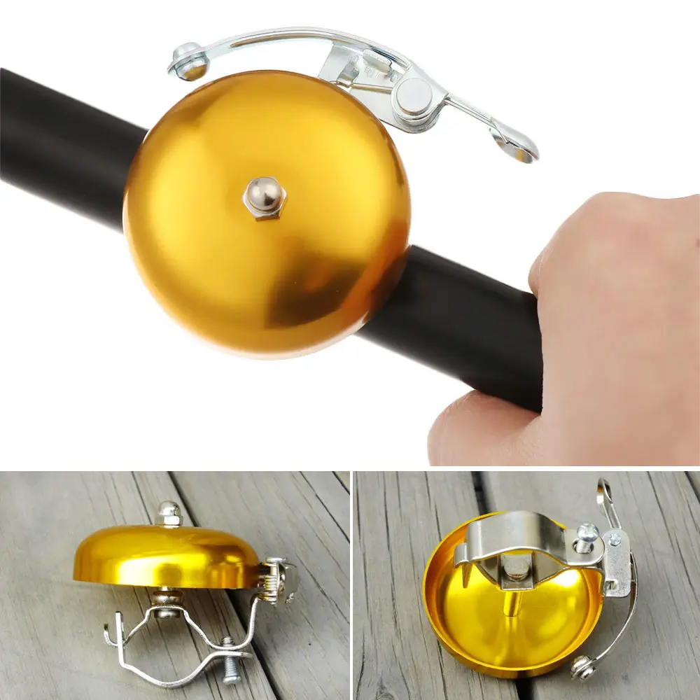 Bocina sonora de aluminio para bicicleta, aviso de advertencia