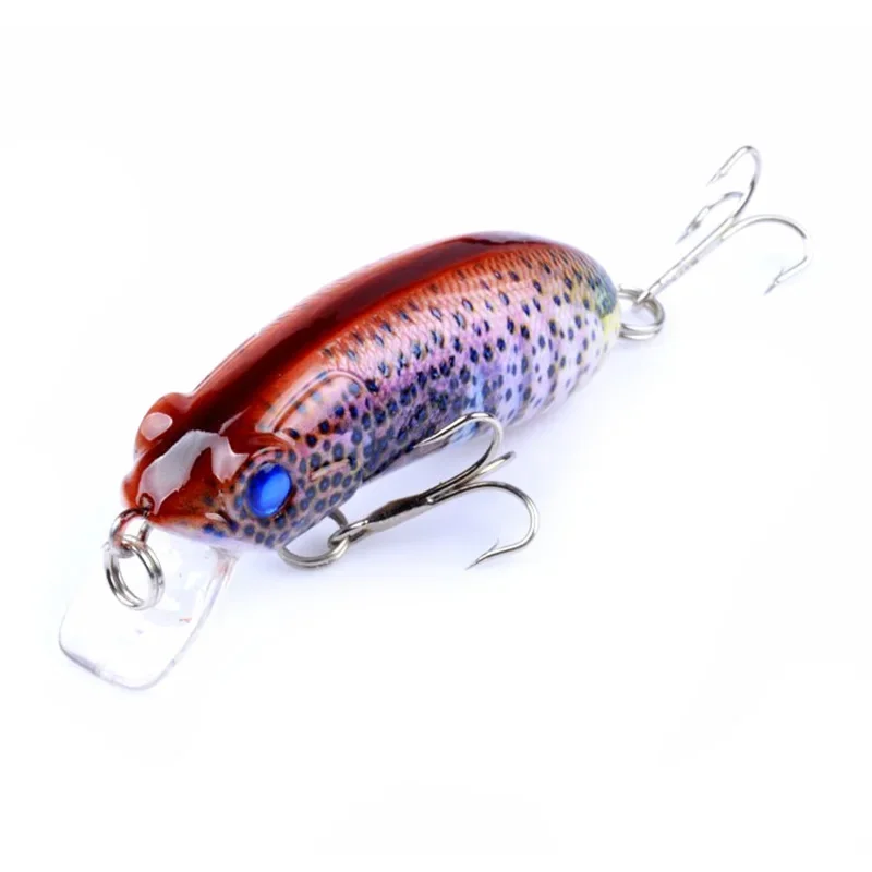 Señuelo de pesca Crankbait, 6cm, 10g, Wobblers de pesca de lubina dura Artificial, Japón Topwater Minnow, aparejos de pesca, 1 ud. - imagen 4