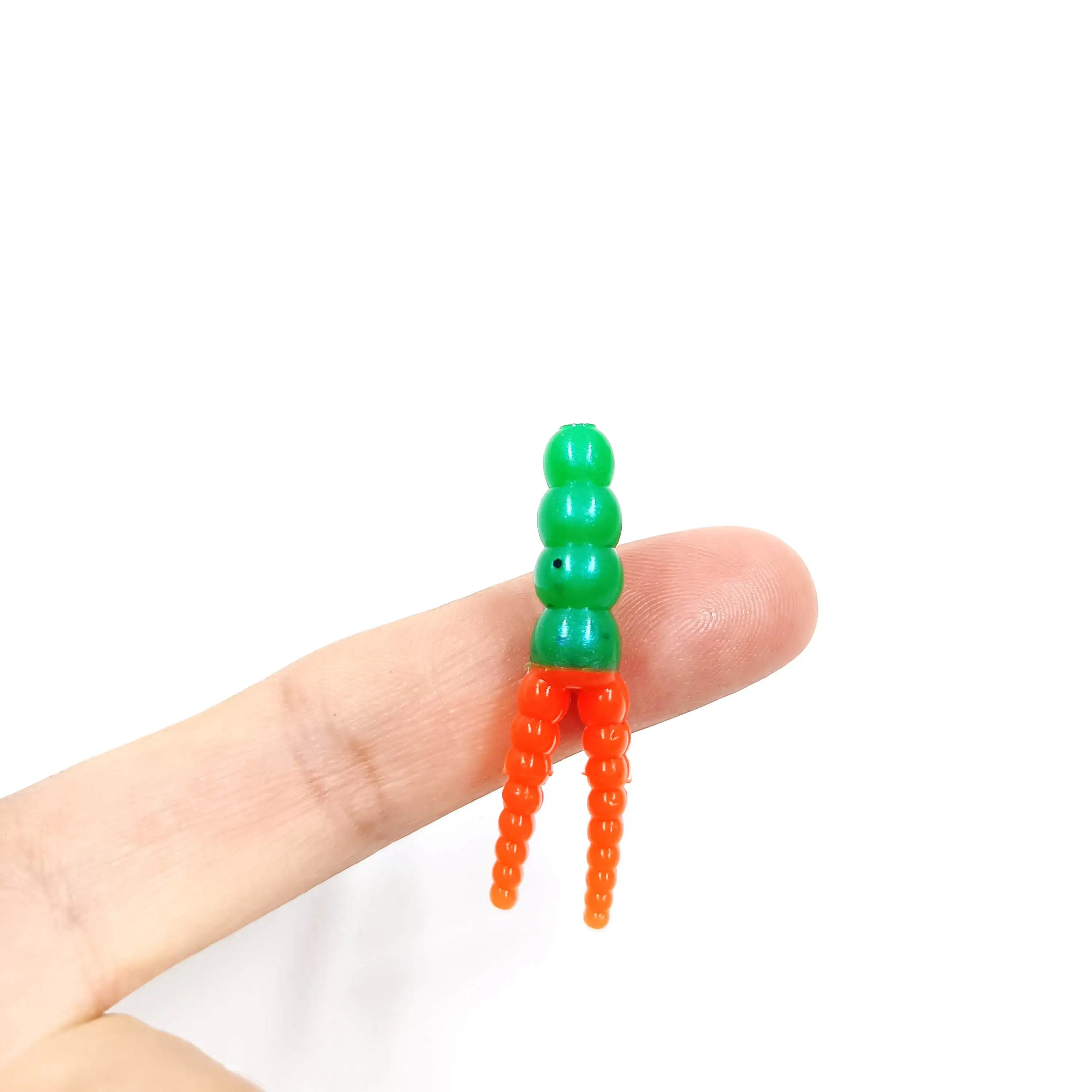 DUODUOYU 30 Uds 40mm nuevo Mini Señuelos de Pesca blandos 1g gusano de silicona Isca cebo Artificial Wobblers Leurre Souple aparejos de pesca - imagen 3