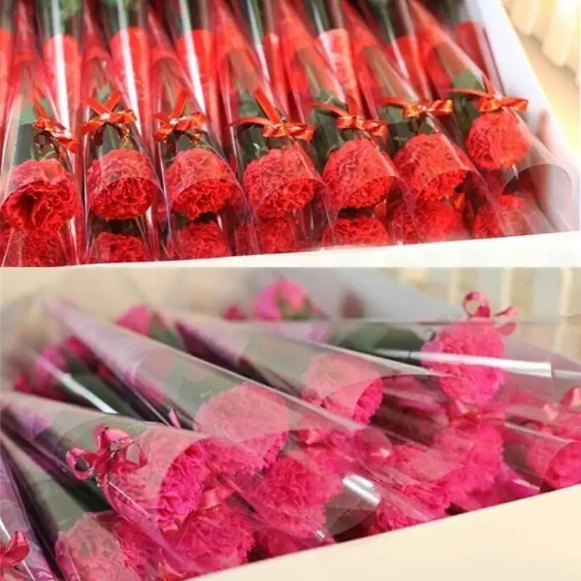 Clavel de jabón artificial para regalo y decoración - imagen 3