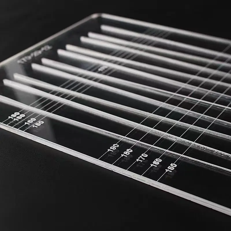 Plantilla de corte de banda de látex, regla de corte de 20-12-230mm, tirachinas de catapulta, accesorios de banda de goma - imagen 3