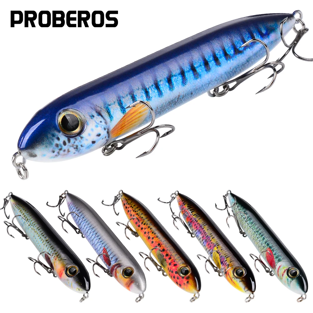 PROBEROS 1 Cebo Flotante Bagre Duro con Anzuelos Triples - imagen 5