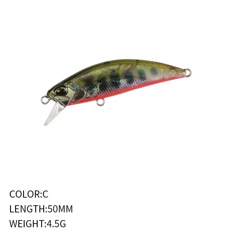 50mm 4.5g Japan Mini Sinking Minnow Fishing Lures Jerkbaits Peche Artificial Bait Wobbler Lure for Trout Bass Carp Fishing - imagen 5