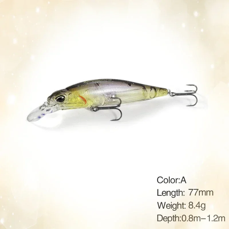 Jerkbait Minnow Rozante Wobbler de fundición para cebo vivo - imagen 3