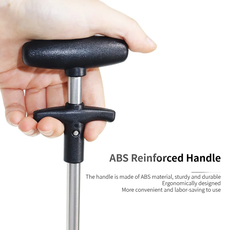 ZYZ removedor de anzuelos tipo T, Extractor portátil de aleación de aluminio, dispositivo de desacoplamiento de Garganta Profunda, accesorios de señuelo de pesca - imagen 4