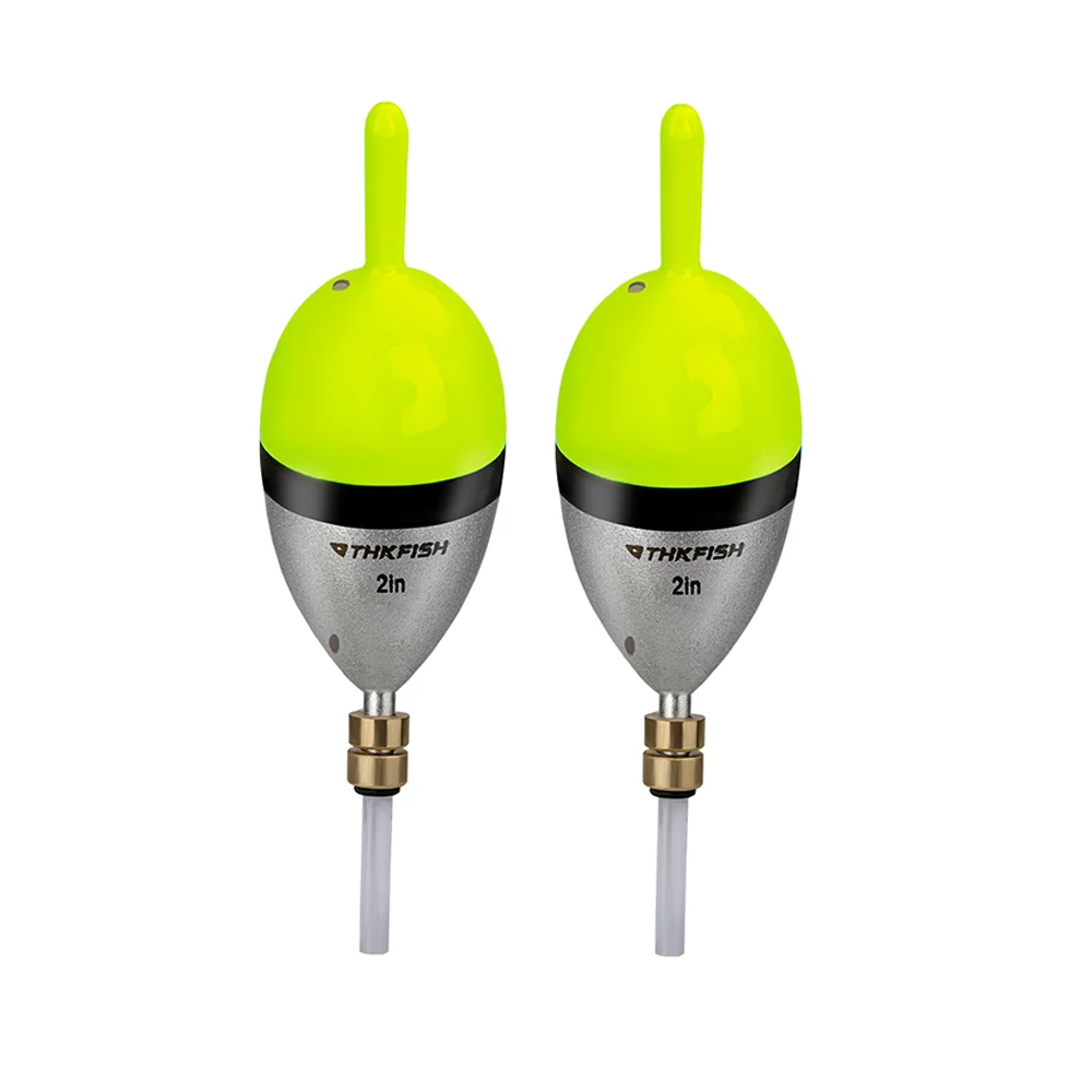 THKFISH Flotadores de Pesca Ponderados Balsa – Boyas de Latón