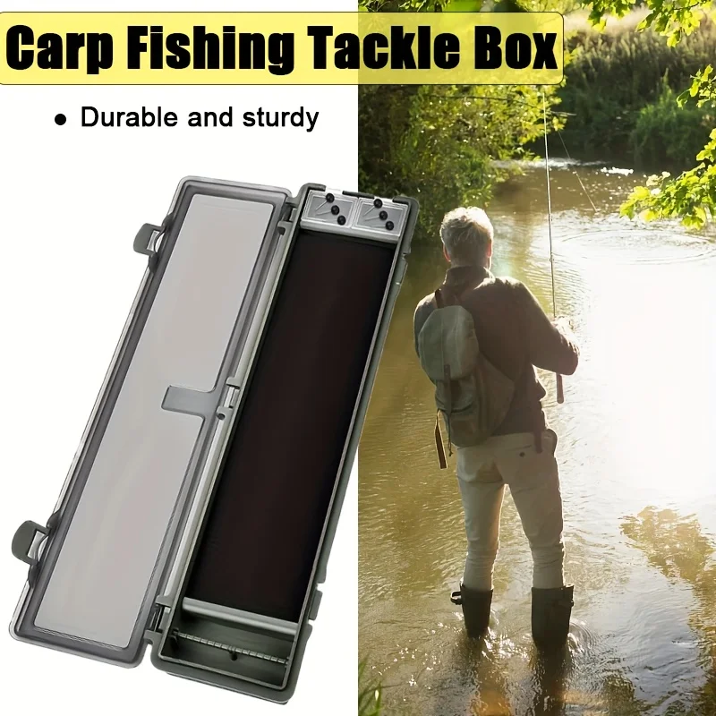 Caja Organizador Impermeable para Anzuelos Carp Fishing con Gancho - imagen 3