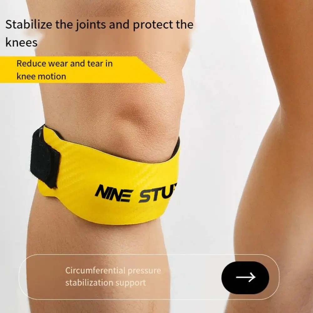 Rodillera ajustable para running, correa para soporte de tendones, para correr, baloncesto y deportes al aire, 1 unidad - imagen 3