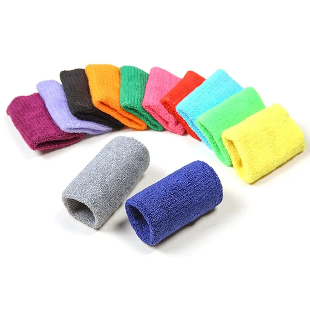 Banda deportiva de seguridad para hombre y mujer, Protector de muñeca de algodón, 5 piezas, 10 colores - imagen 5