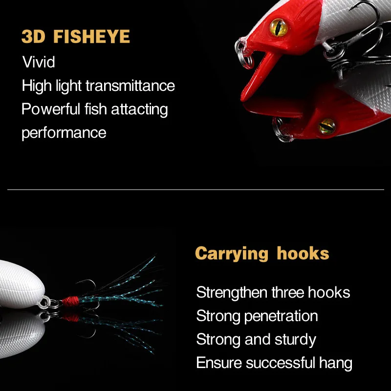 Cebo de pesca de plástico Artificial con ojos 3D, Grouper de lubina, equipo de pesca falso duro, herramientas de pesca al aire libre de hundimiento lento - imagen 5