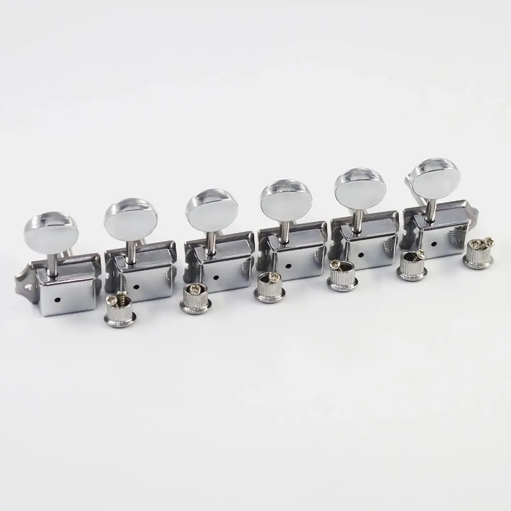 Clavijas de afinación cromadas 6R en línea – Retro para guitarra ST/TL