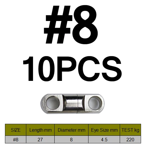 10pcs Size 8