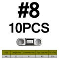10pcs Size 8