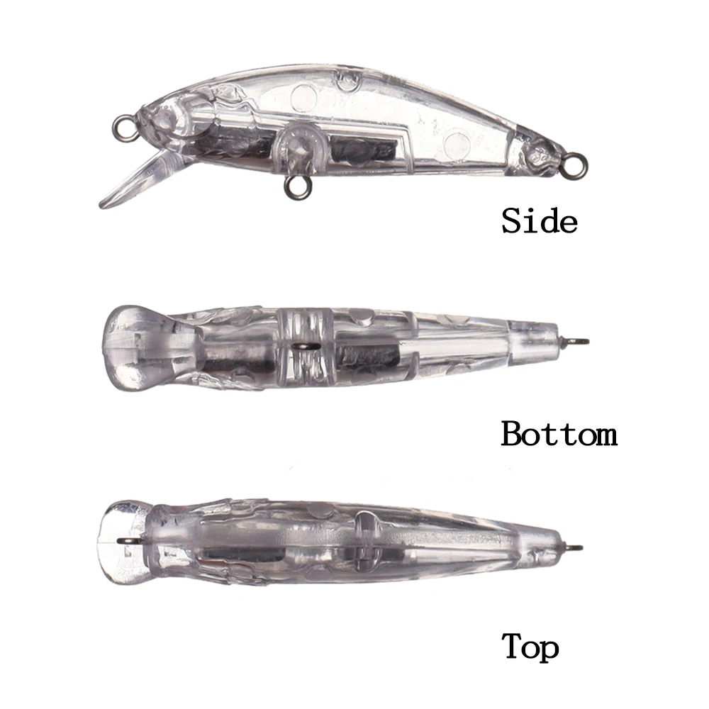 Chan'sHuang 30 Uds cebo de pesca en blanco sin pintar 5,5 cm 5g pececillo de hundimiento lento DIY Señuelos de pesca artificiales - imagen 3