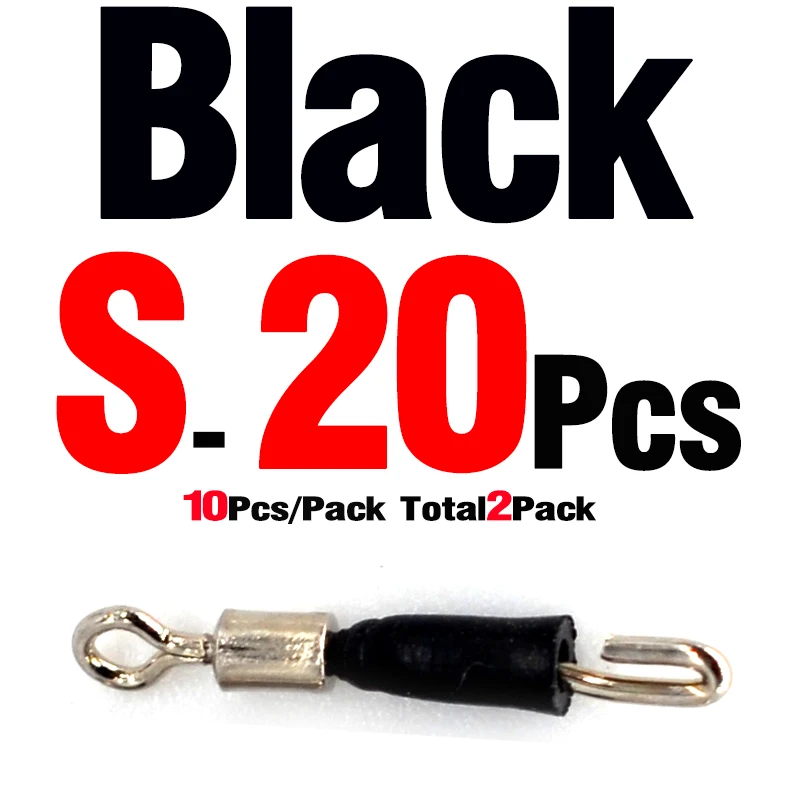 S Black 20PCS