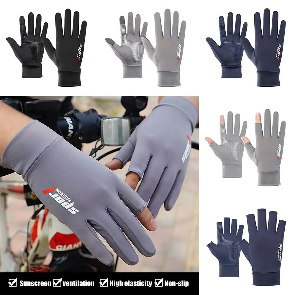 Guantes pesca transpirables antideslizantes protección UV - imagen 3