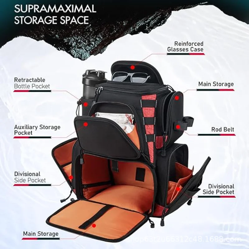 NUNATAK Bolsa de Pesca Extra Grande – Impermeable y Multifuncional - imagen 2