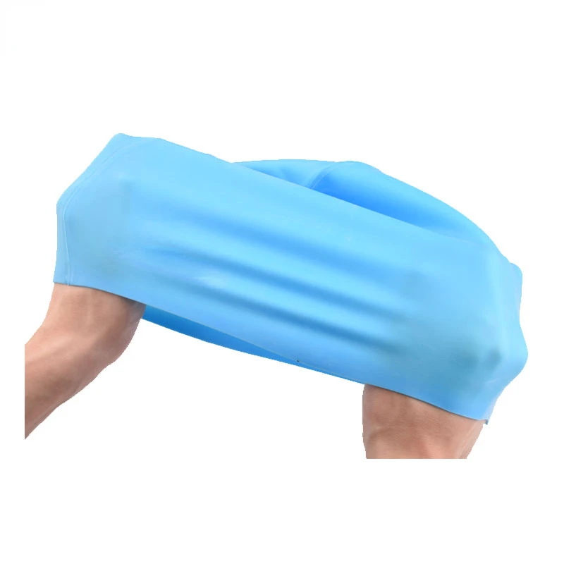 Gorro de natación de silicona para adultos, gorro de goma de silicona para hombres y mujeres, resistente al agua, para piscina de pétalos, protege a los adolescentes, gorro de buceo para nadar - imagen 5