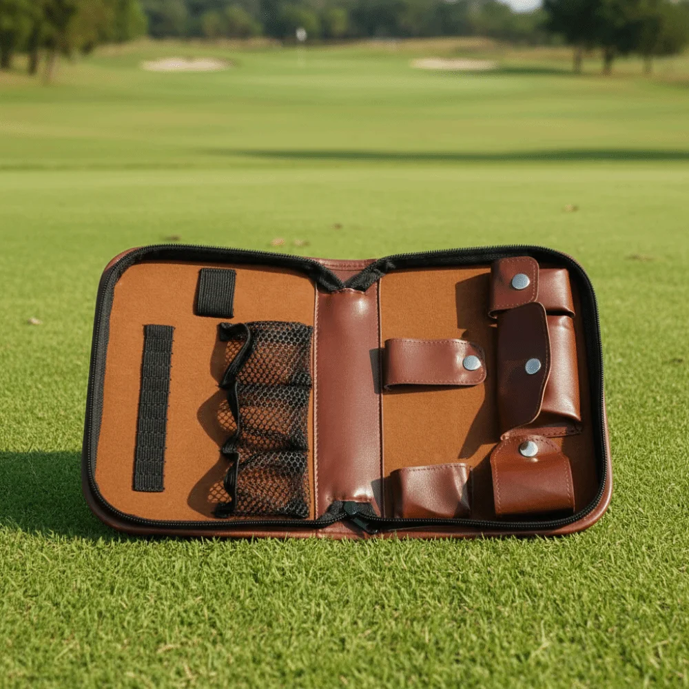 Bolsa de almacenamiento de herramientas de Golf de gran capacidad, estuche multifuncional impermeable para accesorios de Golf, organizador de herramientas de Golf portátil - imagen 5