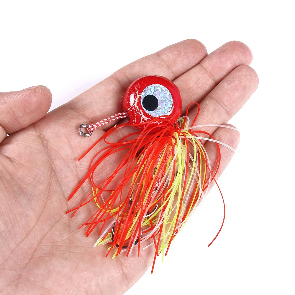 20-120g Tenya Tairaba Madai Jig señuelo de pesca Kabura plantillas de agua salada falda de goma cebo Artificial pesca de lubina Billfish Wahoo Mahi - imagen 5
