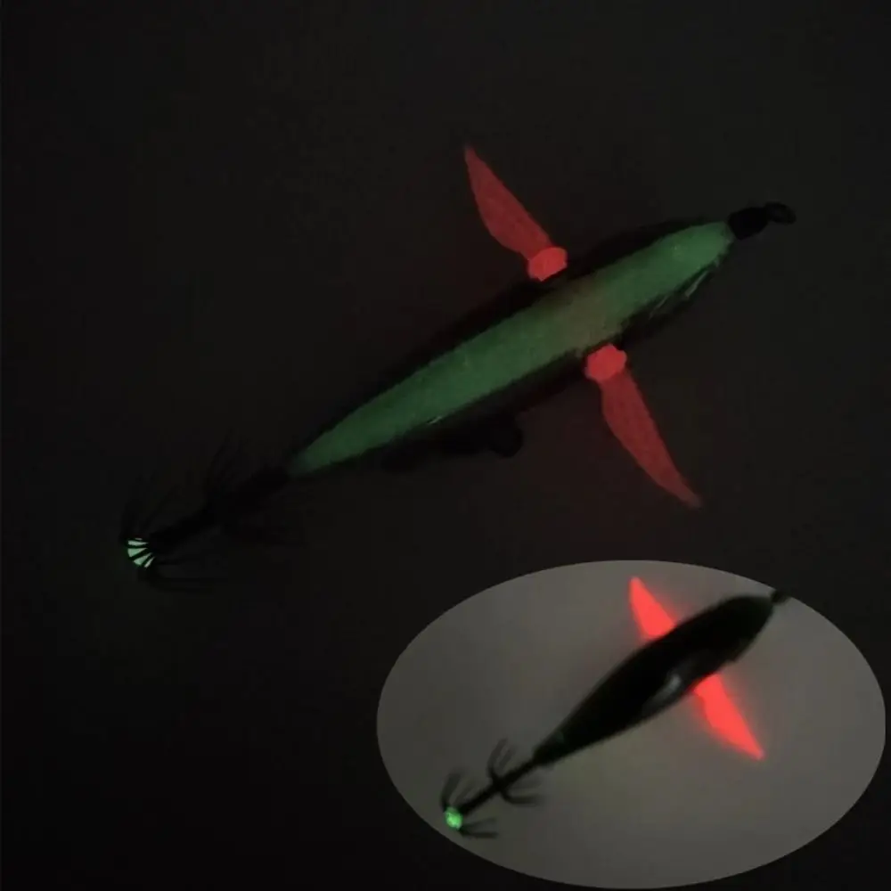 Jig calamar luminiscente – Señuelo duro horizontal para fondo - imagen 4