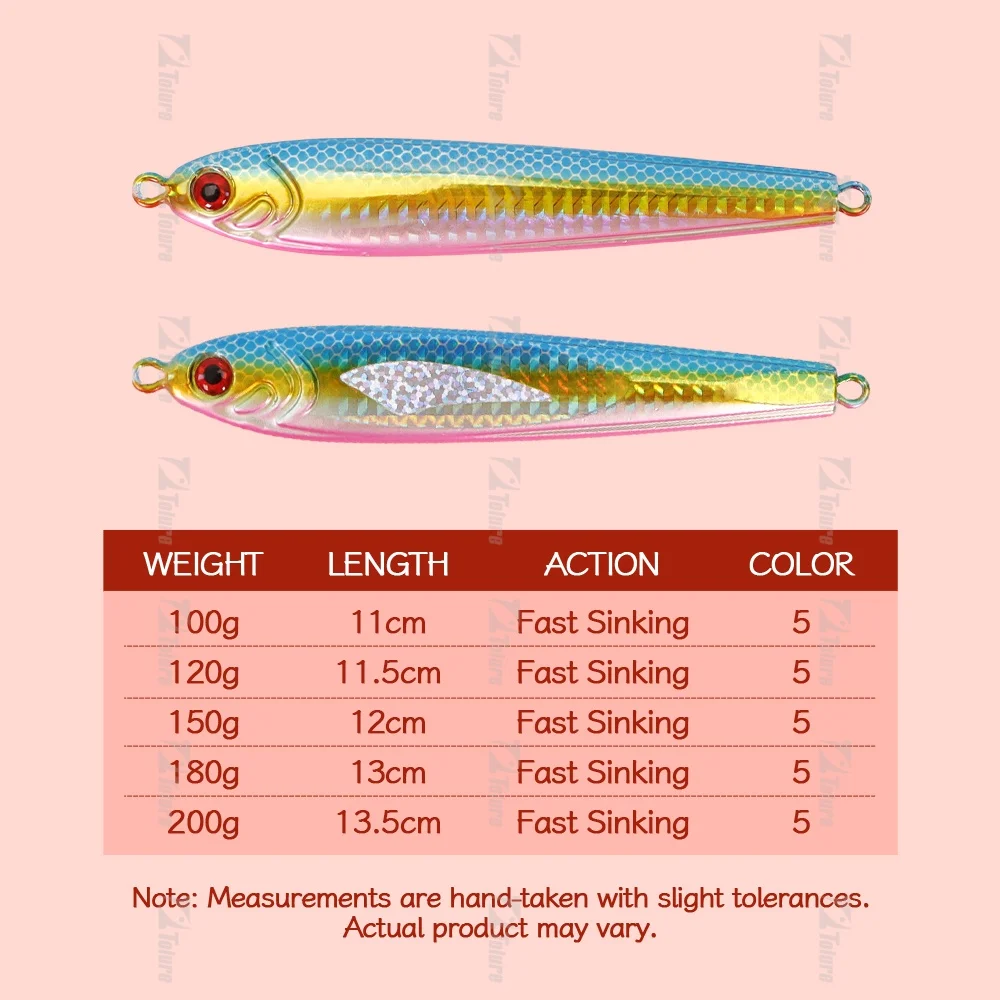TOLU Jig Hundimiento Lento Aguas Profundas Salada - imagen 2