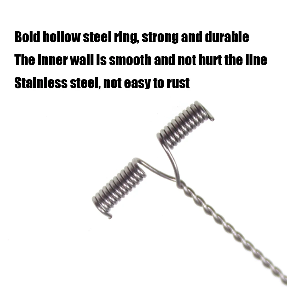 WIFREO 100 Uds aparejos de equilibrio de pesca en el océano forma de T aparejos de pesca brazos de alambre con cuentas rama equilibrio accesorios de aparejos de pesca 5-15CM - imagen 5