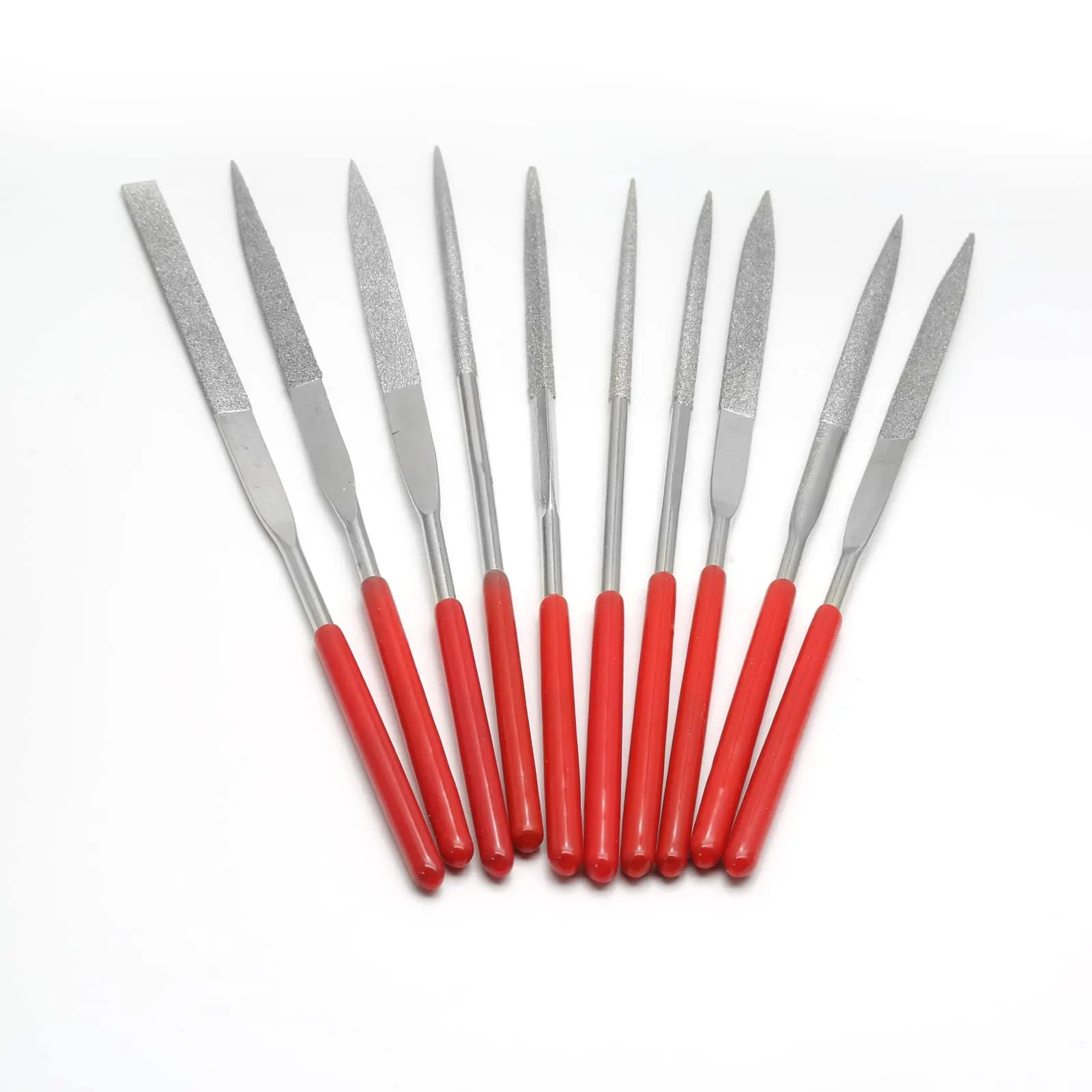 10Pcs Diamond Needle File Set For Jewelry Metal Wood Ceramic Glass Stone Craft Sharping Working Hand Carving Tool - imagen 4