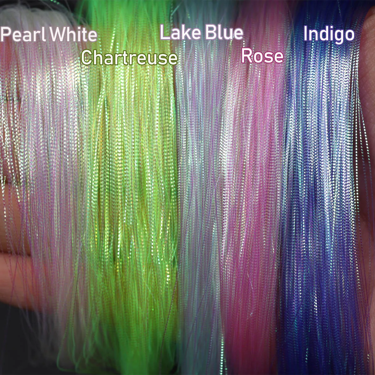 Lote de 5 unidades de cebos corrugados para pesca, lubina, salmón, mosca - imagen 5