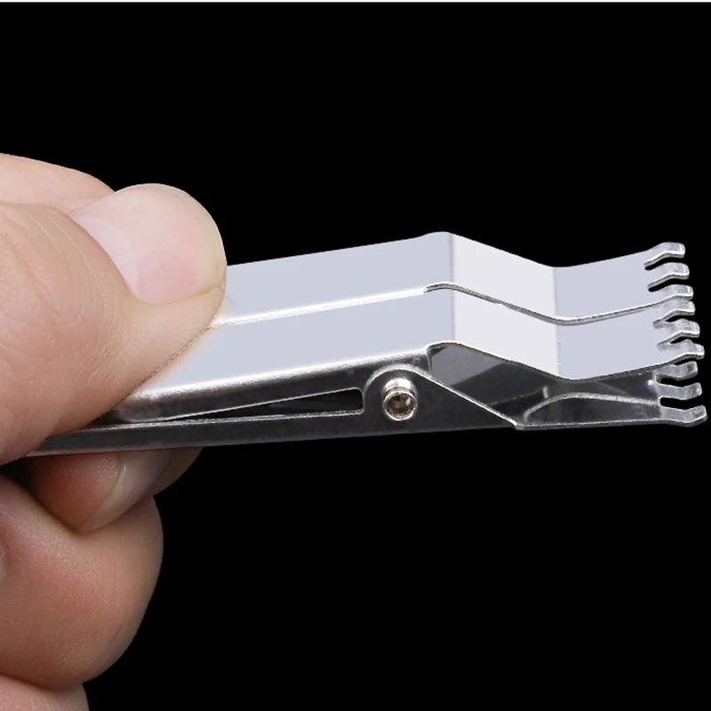 Accesorios prácticos de pesca, gancho de cebo vivo, Clip de acero inoxidable de alta calidad - imagen 5