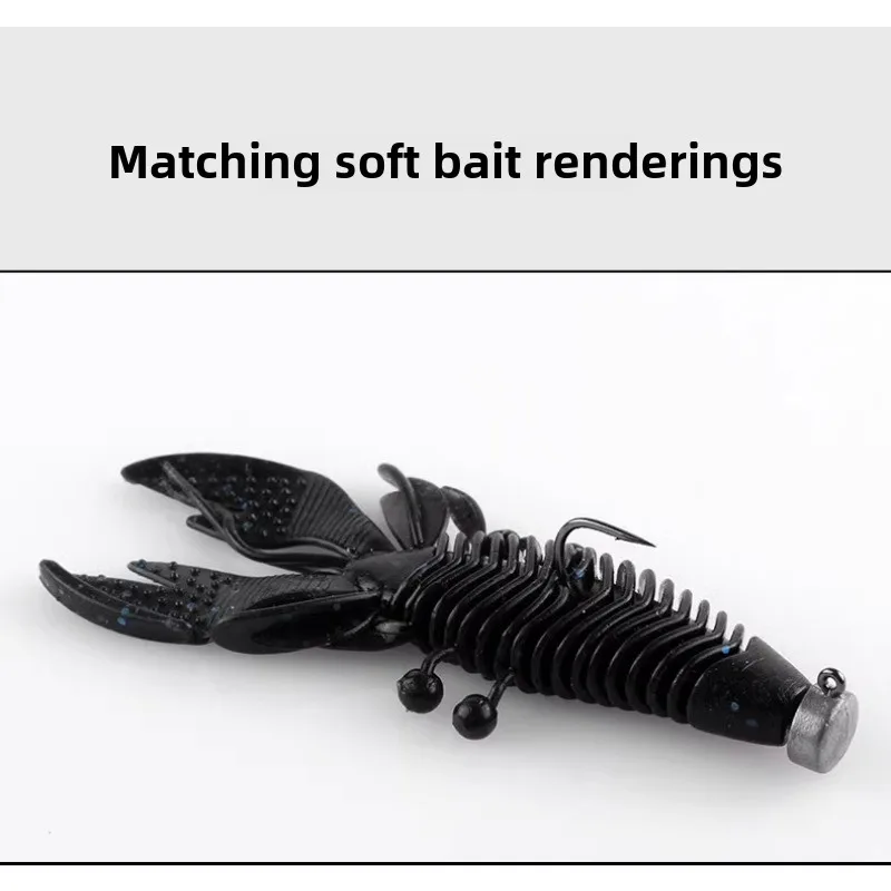 BKK 9076 NP Ned Gancho Cabeza de plomo Ganchos de ficción Diseño resistente y resistente para bajo - imagen 4