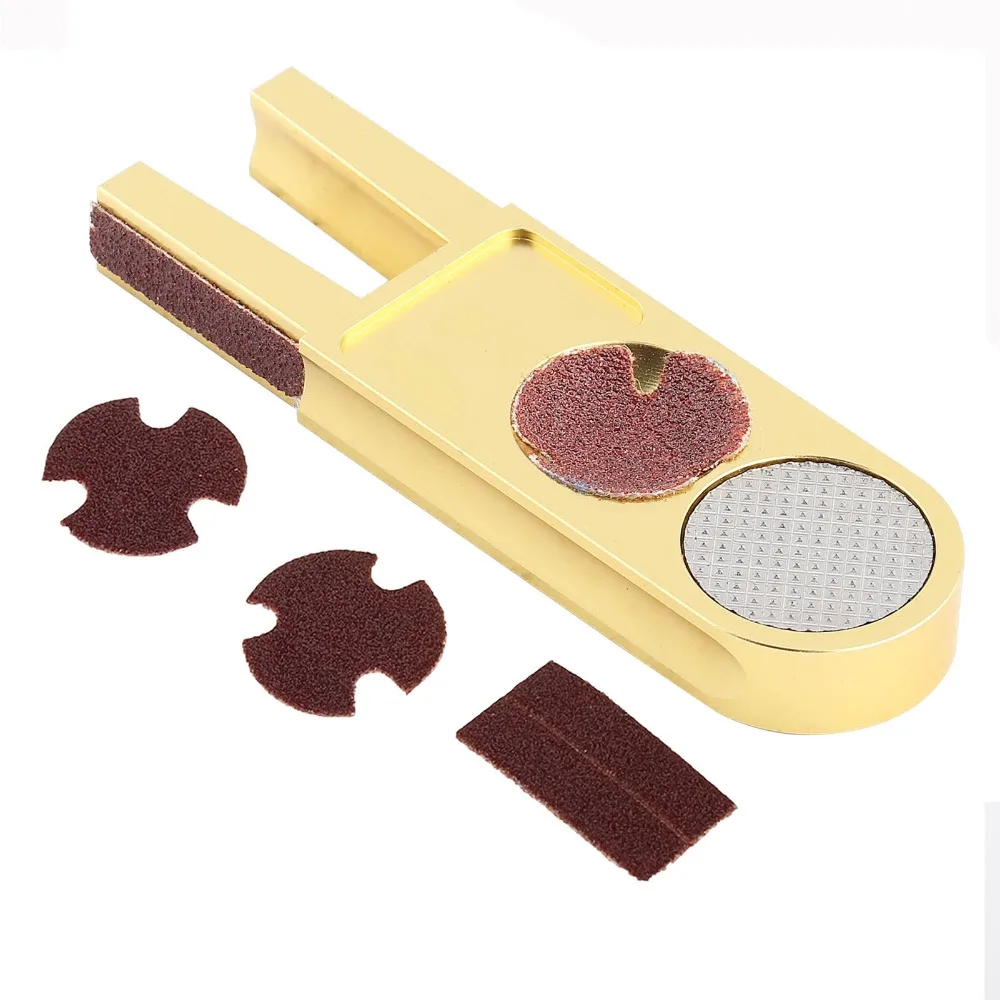 Herramienta multifunción, recortador de puntas de taco de billar portátil en forma de U, moldeador de puntas de taco de billar, aleación de aluminio compacta - imagen 3