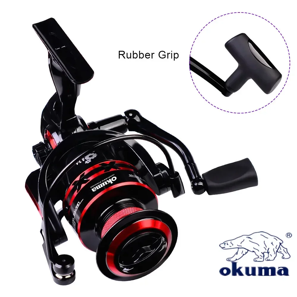 Nuevo carrete de pesca giratorio OKUMA 2 + 1BB 9KG-23KG arrastre máximo es adecuado para todos los cuerpos de agua 1000-8000 - imagen 2