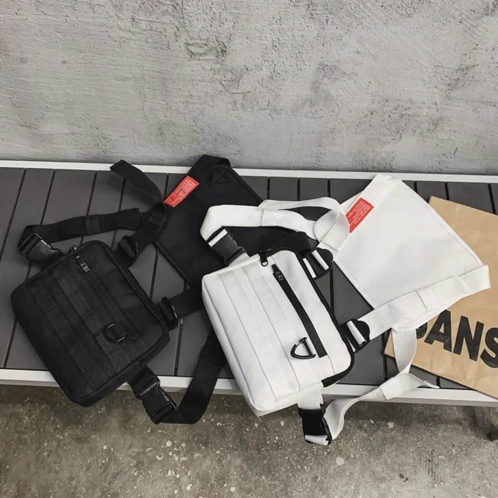 Bolsas elegantes de cuerpo cruzado en blanco y negro para la moda moderna