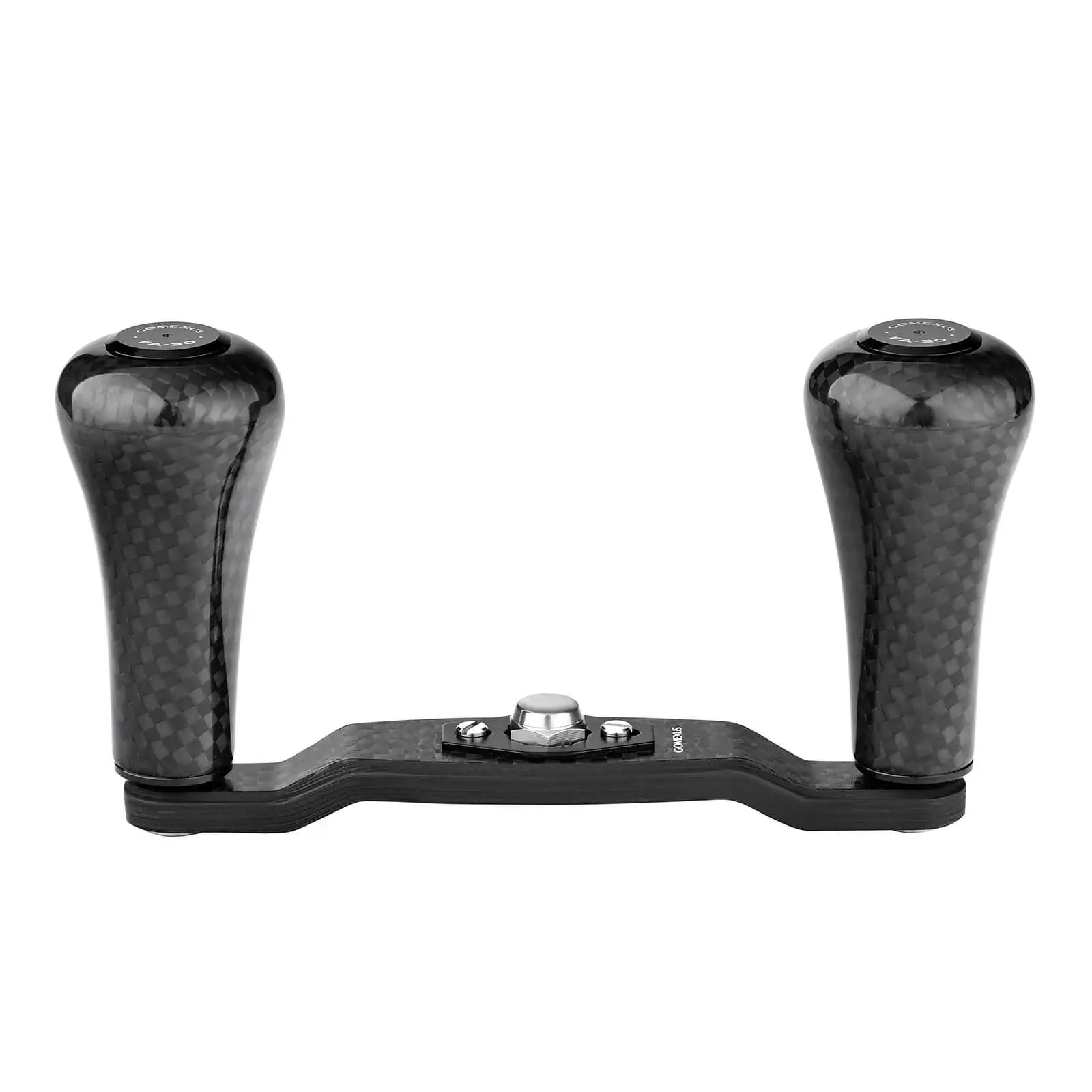 Manija de carrete Gomexus DC98 para carretes de Baitcasting Daiwa y Shimano, mango doble de carbono de 98mm con perilla de mango FA3 de aluminio Lef para - imagen 2