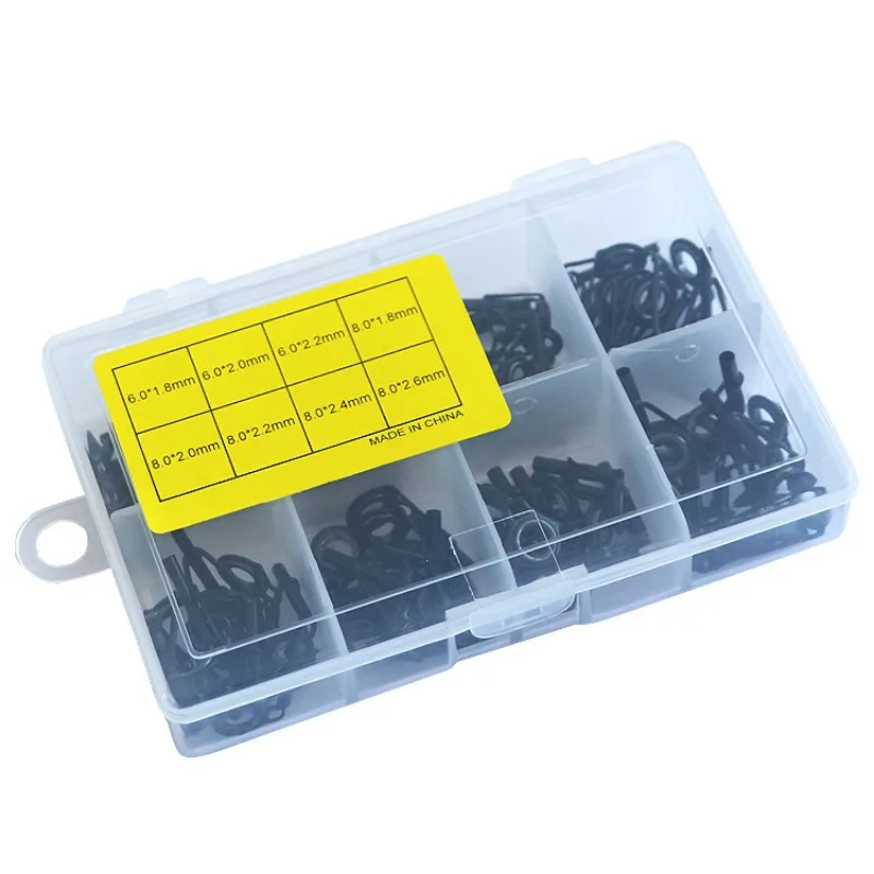 Anillo de guía de caña de pescar de acero inoxidable, 80 piezas, accesorios de aparejos de pesca, artículos de reparación - imagen 5