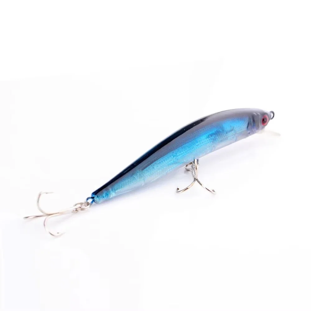 NGB 8,2g 10cm señuelo de pesca duro Minnow Topwater flotante ojos 3D cebo Artificial Wobblers Bass - imagen 4