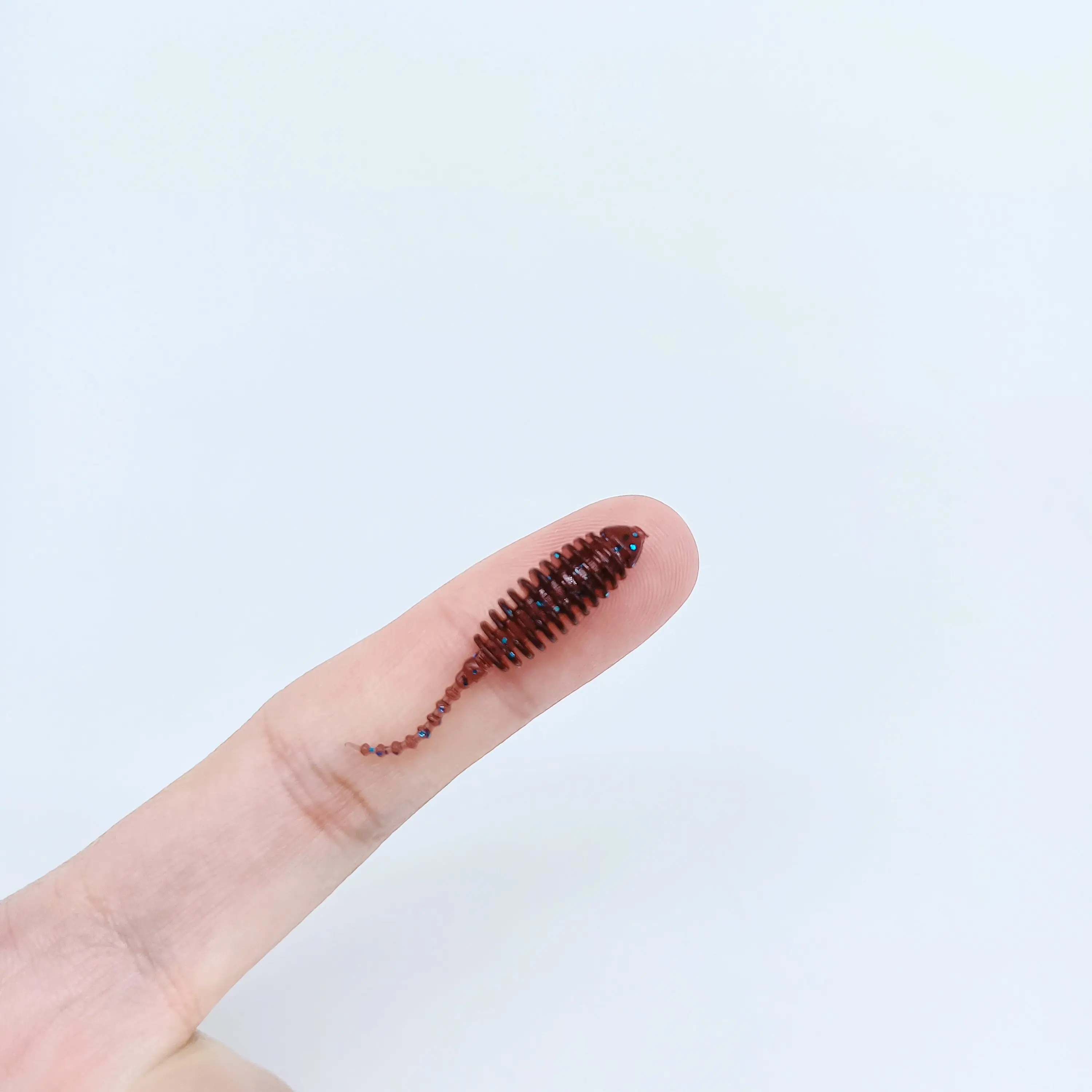 DUODUOYU, 10 Uds., nuevo señuelo suave AJING, Señuelos de pesca Rockfish, 0,2g/3,5 cm, MINI cebo Artificial, Swimbaits, plantilla, señuelo, aparejos de gusano Wobber - imagen 2