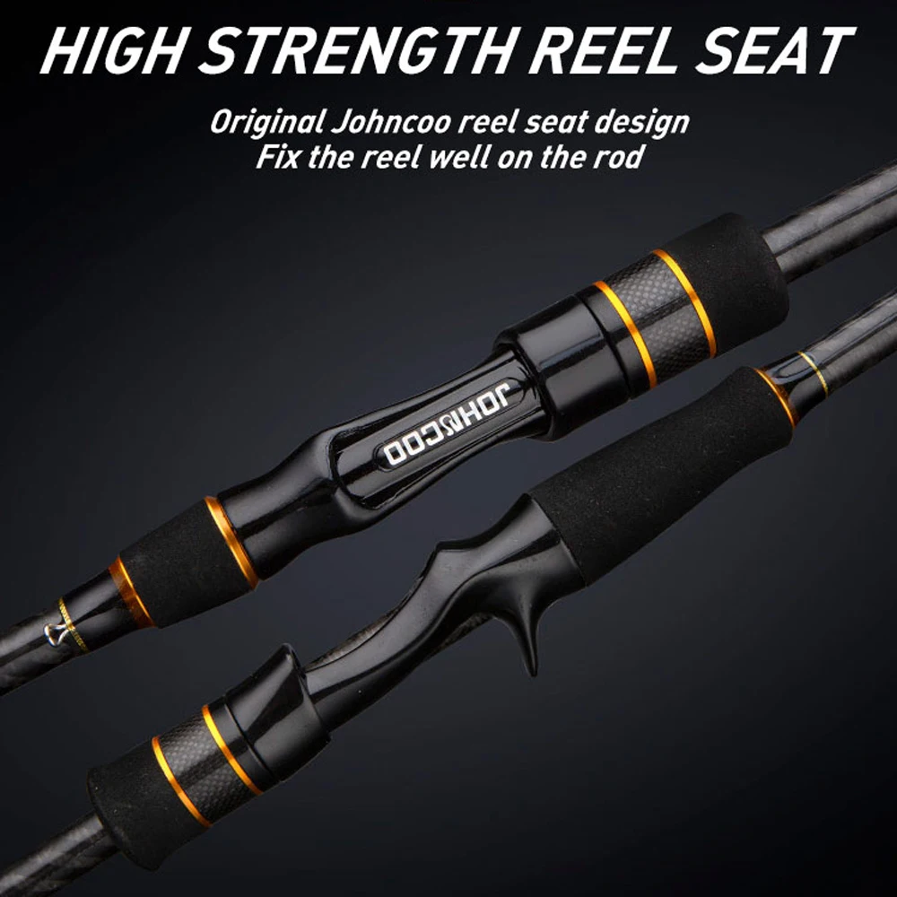 Caña de pescar ex-fast, 2,1 m, 2,4 m, varilla de carbono ML/M, 2 puntas, 5-28g, caña giratoria de fundición, ligera, Jigging, 2 secciones, Johncoo booster - imagen 3