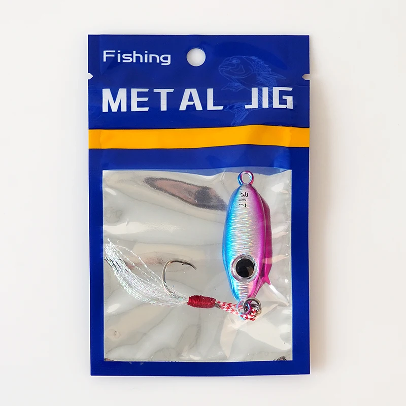 Señuelos de pesca con plantilla de Micro Metal, 5,5g/7,5g/10g/14g/17g/21g, cuchara de Jigging de fundición a tierra, herramientas de pesca con cebo Artificial de agua salada - imagen 5