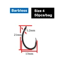 Barbless-Size 4