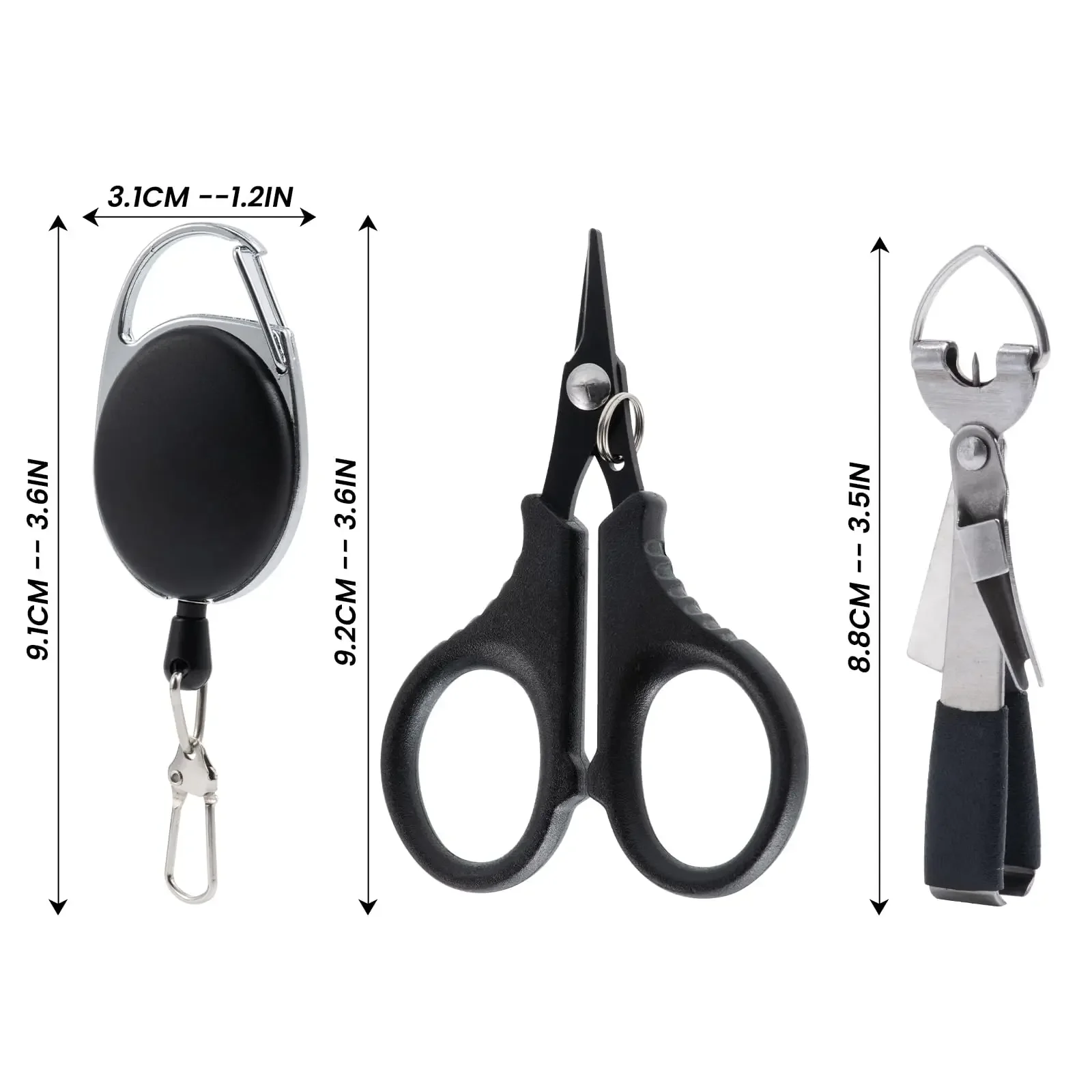 Goture-cinturones de pesca + juego de herramientas de pesca con mosca, insertador de poste portátil ajustable, cinturón de cintura para lanzar, accesorio de pesca con mosca - imagen 3