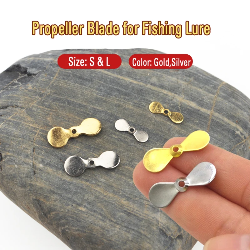 Wifreo-20 piezas de hélice Turbo, cuchillas giratorias, cebo giratorio, anzuelo de señuelo de pesca artesanal, accesorios de pesca - imagen 3