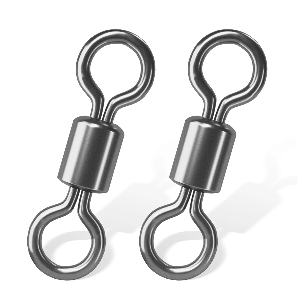 PROBEROS-juego giratorio de pesca de alta durabilidad, 50 piezas, conectores de gancho de seguridad, 14 tamaños (1/0 #-14 #) - imagen 4