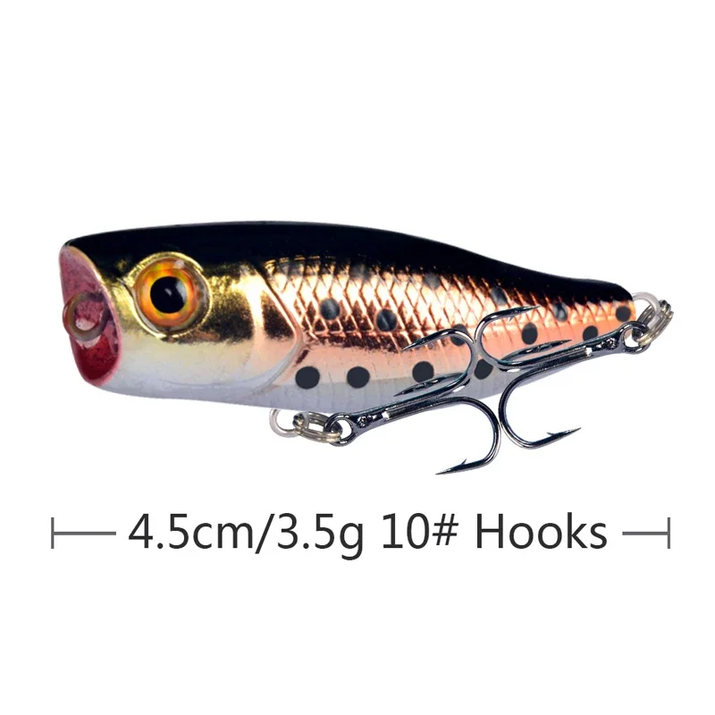 Topwater-señuelo de Pesca japonés, aparejos de Pesca de 3,5g, lápiz de 45mm, Realis, Jerkbait, Swim Crankbait, Whopper Plopper, Trolling, nuevo - imagen 4
