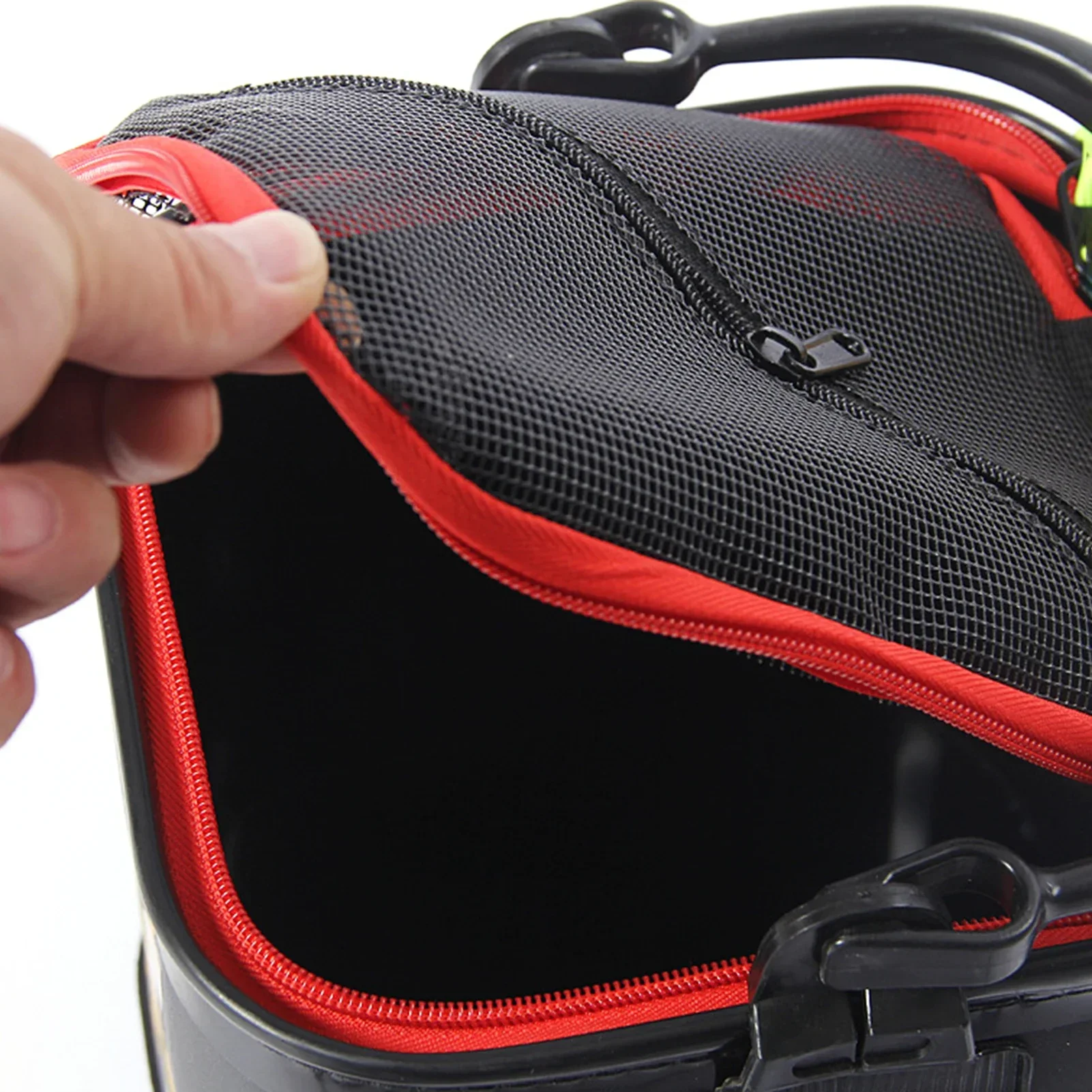 Cubo de pesca portátil para peces vivos, cubo plegable a prueba de fugas, reutilizable, caja de pesca plegable multifuncional, contenedor de agua, lavabo - imagen 3